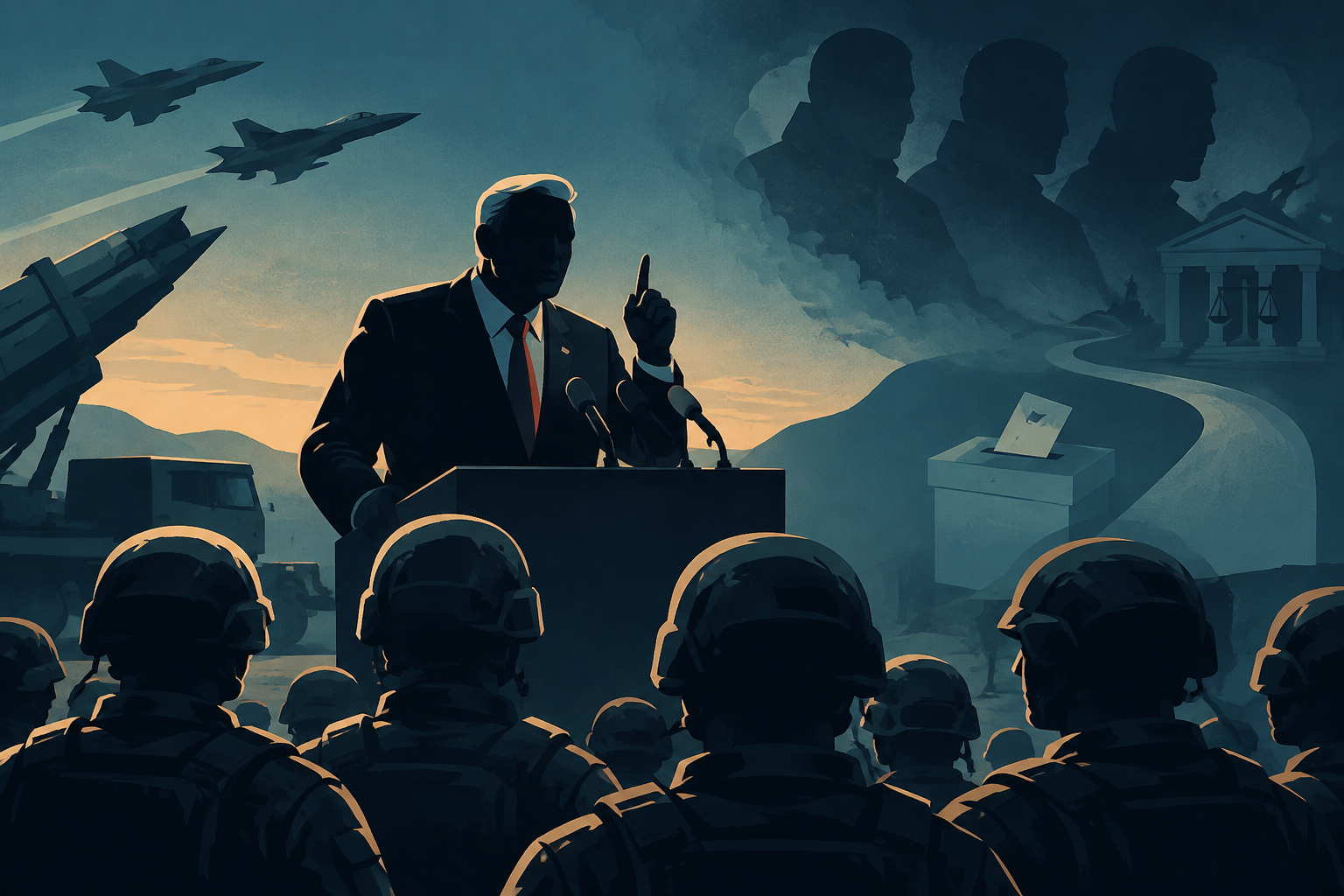 Illustration éditoriale : Netanyahu’s latest ‘warning’ is a sign of desperation